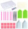 Jatidne DIY Diamond Painting Accessories Full Kit with Diamond Art Tool, Embroidery Box for Earrings, Beads, Necklace