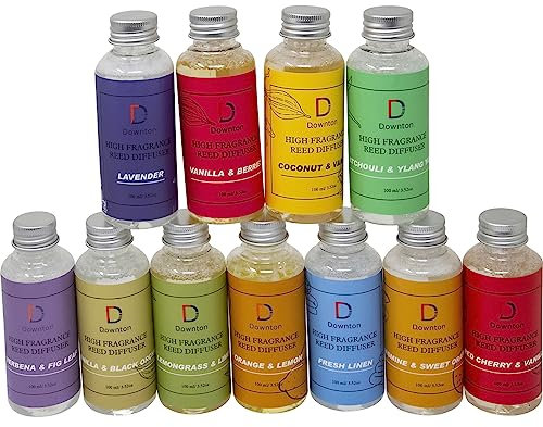 New Reed Diffuser Oil Bottle 100ML Aromatic Fragrance Scent AIR FRESHENER Home (Patchouli and YLANG YLANG)