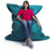 LIVEDECO - Pouf Extérieur, Outdoor, Jardin, Terrasse, Turquoise BiG52 Iron RAW
