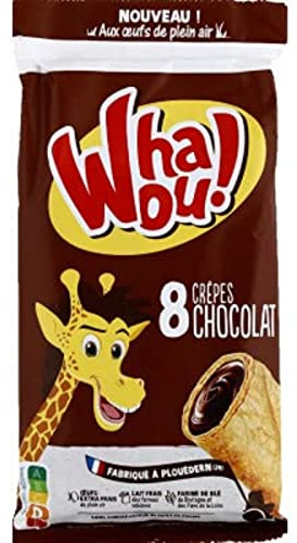 Whaou! Chocolate Pancakes - Pack of 8 Pancakes, 266g