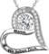 LOVORDS Damen Halskette Gravur 925 Sterling Silber Herz Kette Anhänger Liebesgeschenke für Mutter Mama
