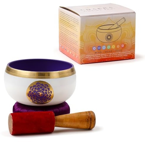 Campana tibetana - Chakra Morado