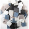 KIHENE 100g 2cm Square Mosaic Tiles Multi Color Mosaic Pieces Stones for DIY Mosaic Making Craft Hobby Arts Home Wall Decoration (Color : 5, Size : 2x2cm)