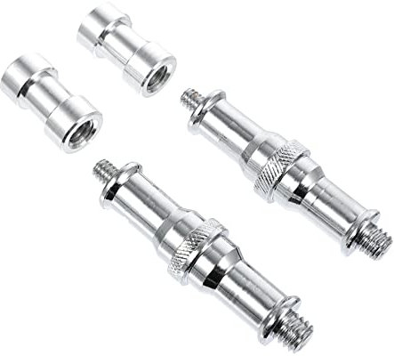HONMEET 2sets Threaded Screw Nut Adapter Hot Shoe Adapter for Cameras Accessories Easy Hand Assembly Sturdy Spigot Screw for Versatile Use