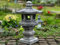 Stone lantern pagoda statue Large japanese sculpture Сoncrete chinese light lamp Outdoor backyard decor Zen garden Gift ornament handcrafted Backyard decor Lawn ornament Chinese lights lamp