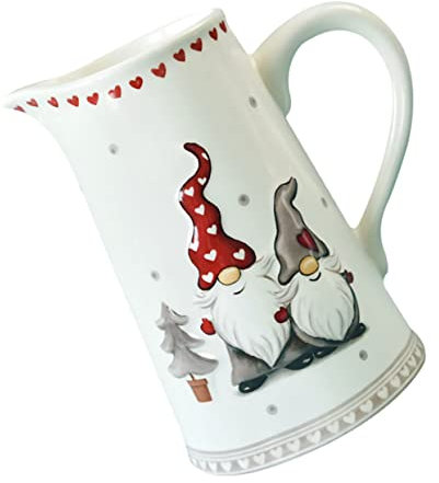 ABOOFAN 1pièce Bouilloire Céramique Capacité Kettle Froid Multifonctionnel Design Élégant Pour Noël Et Décoration Intérieur