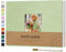 Vienrose Fotoalbum Selbstklebend Einkleben 10x15 Klein Leinen Photo Album mit 60 Weißen Seiten, Hochzeit Jahrestag Geburtstag Fotoalben mit Einem Kugelschreiber, 21,5x30cm, Grasgrün