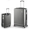 Easy Move ABS Hartschalenkoffer - Ergonomisch & Sicher - Großer Trolley Koffer mit 360° Rädern, Zahlen-Schloss - Rollkoffer, Reisekoffer Groß (Dark Gray, 74cm)