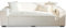 TOPCHANCES Sofa Überzug,2024 Neue Verdickter Cordstoff Universelle rutschfeste Sofabezug 2/3/4 Sitzer Für L Form Eckcouch Waschbar Sofabezug Hund Katze Kratzschut(Cord Cremeweiß,70×180cm 1 Stück)