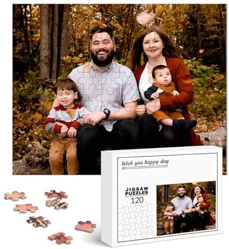 Foto-Puzzle 35-3000 Teile mit Eigenem Foto Bedrucken Puzzle Selber Gestalten Gestalte Dein Individuelles Fotopuzzle für Geburtstage, Muttertag, Valentinstag & Hochzeiten