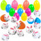 HenfuME 24 StüCk Ostern Geschenke Kinder,12 Osterhasen Spielzeugautos,12 Ostereier Deko,Easter Eggs,Hasen Uhrwerk Spielzeugauto,Rituals Osterei,Easter Party Favours,Perfekt Als Ostergeschenk.