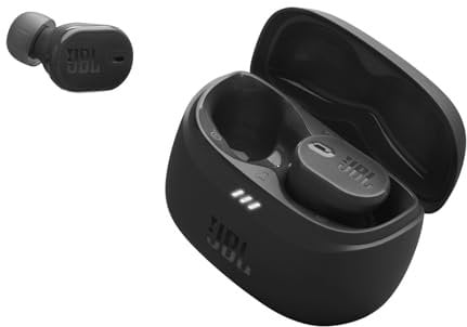 JBL Tune Buds 2 - True Wireless Noise Cancelling Earbuds Spatial Sound and Smart Ambient Technology, 6 mics for Perfect Calls, up to 48Hrs of Playback, IP54 Dust & Water Resistant (Black)