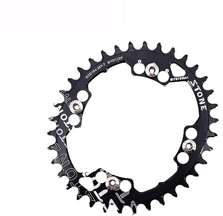 SHUNMIN Platos para Bicicletas Plato Ovalado 104BCD 32 36 38T 40T 46T 48 50T Rueda de Plato de Bicicleta 104 BCD 12 Velocidad 12s Platos para Bicicletas(36T)