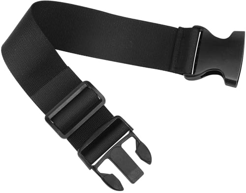 Healvian Verstellbarer Gürteltaschen Verlängerungsgurt 50 cm Elastischer Taillenpack Gurt Mit Schnalle Für Gepäck Und Rucksack Erweiterung