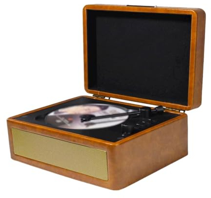 Jeffergarden CD-Player, Tragbar mit HiFi-Klangqualität, Unterstützt USB und für Musik-Streaming, Ideal für Musikliebhaber überall (Khaki)