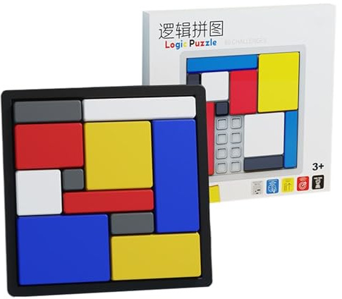 Logic Puzzle Brain Teaser Game, 88 Herausfordernde Level, 4 Schwierigkeiten, Logic-Würfel-Puzzle Mit Aufbewahrungsbox, Kniffliges Stauspiel Für Im Kompakten Format Für Kinder Und Erwachsene