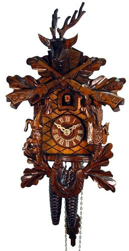 August Schwer Kuckucksuhr Jagdstück antik 1.0067.01.C