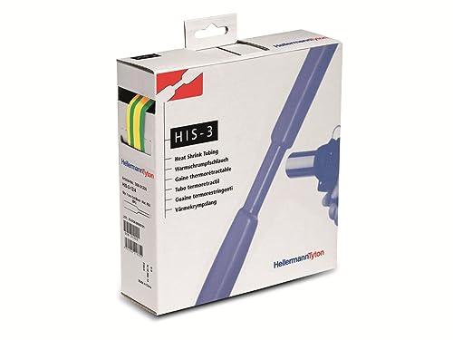 HellermannTyton 308-32407 Heat Shrink Tubing Glueless Green 24mm 3:1 Shrink Rate 3m