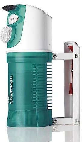 Conair Fabric Steamer Travel Smart-Packable in Carry On Luggage, Green-Dual Voltage, One Size