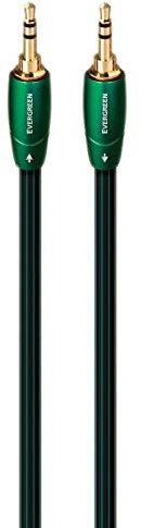 AudioQuest 2 m Evergreen 3,5 mm Audiokabel 3,5 mm schwarz - Audiokabel (3,5 mm, 3,5 mm, Kupfer, 2 m, schwarz)