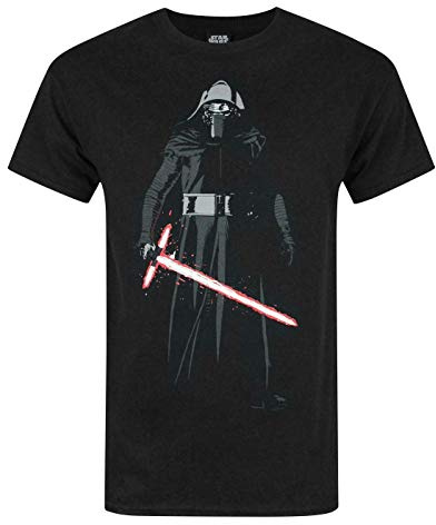 Star Wars The Force Awakens Kylo Ren Men's T-Shirt Black