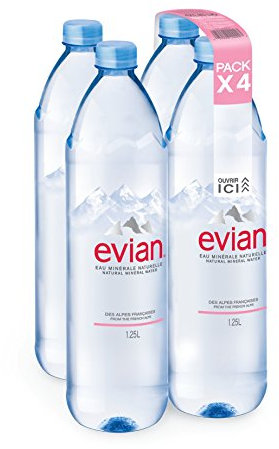 Evian Prestige 1,25L (pack de 4)