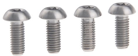 4 pièces en titane M5 x 12 mm pour vis torx à tête Bouteille d'eau pour vélo Cage Normal Titanium