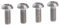 4 pièces en titane M5 x 12 mm pour vis torx à tête Bouteille d'eau pour vélo Cage Normal Titanium