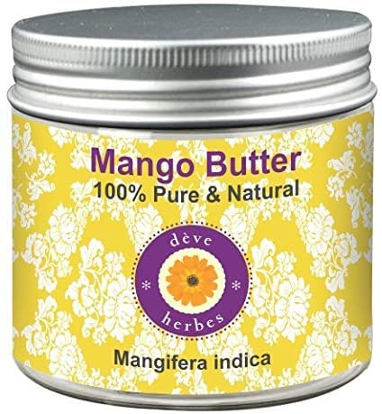 Deve Herbes Mango Butter (Mangifera indica) 100% Reines Natürlich Therapeutisch 50gm (1,76 oz)