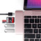 SATECHI USB-C Hub 5-in-1 Adapter, USB C Dongle with 2 USB-A Data Ports, Micro/SD Card Readers, USBC Hub for MacBook Pro/Air M1 M2 M3, Windows systems - Rose Gold