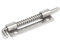 sourcing map 84mmx22mm 304 Edelstahl link Hand Feder belastet Fass Bolzen Riegel Silberton DE de