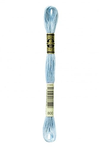 DMC Stickgarn aus Baumwolle, 800 Stück pro Knäuel