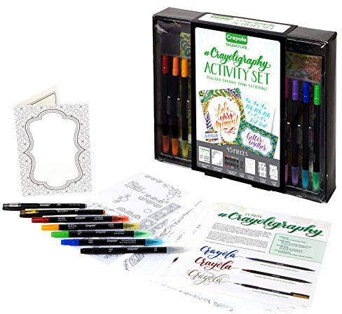 CRAYOLA Signature Crayoligraphy Hand Lettering Art Set, Gift for Teens, Age 14+