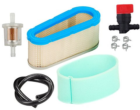 Carkio Luftfilter-Vorfilter mit Absperrventil, Kraftstofffilter, Kraftstoffleitung Compatible with Tecumseh OHV125, OHV130, OHV120, ersetzt 36356, 36357