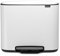 Brabantia Bo Treteimer 36 L Abfalleimer, Metall, Weiß, 54 x 36.5 x 44 cm, 1 Einheiten