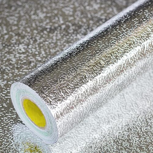 Beminh Kitchen Oil Proof Sticker Aluminum Foil Self-Adhesive Contact Paper