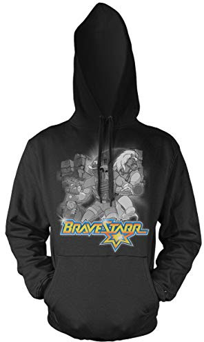Uglyshirt87 Bravestarr Männer und Herren Kapuzenpullover | Zeichentrick 80er Comic Kult Thirty-Thirty | M2
