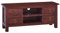 vidaXL Mahagoni-Holz Massiv TV Schrank 4 Schubladen 2 Fächer Lowboard TV Möbel Fernsehtisch Fernsehschrank HiFi-Schrank Klassisch Braun 100x30x45cm