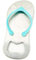 Ttiy Décapsuleur créatif en acier inoxydable en forme de tongs - Décapsuleur durable - Cadeau fantaisie - 1 pièce - Bleu