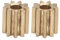 KIMISS 2pcs Ritzel, Motorritzel Messingwelle Ritzel Teilesatz Kit Ersatz für Duplo Intelli Lok Modul 0,4 9 Zähne