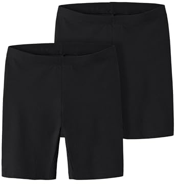 NAME IT Short pour Fille., Noir, 134/140 cm