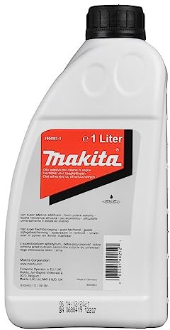 Makita 195093-1 Sägekettenöl Mineral+ 1l, Weiß