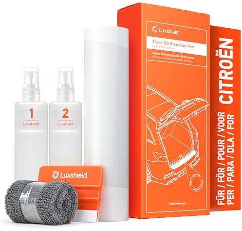 Luxshield Ladekantenschutz Folie für Citroën Spacetourer I 2016-2026 - Stoßstangenschutz, Kratzschutz, Lackschutzfolie - Transparent