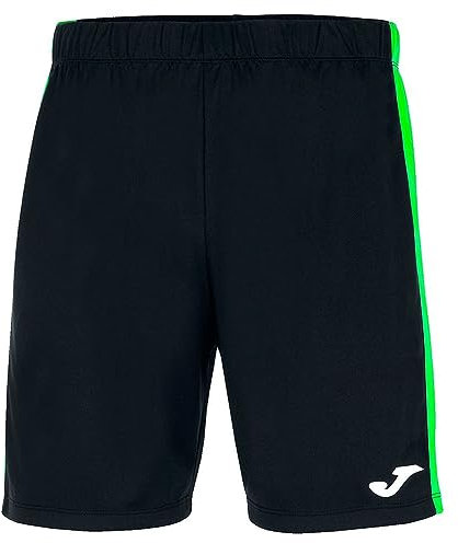 Joma Short Maxi Schwarz Neongrün - Shorts Unisex Erwachsene