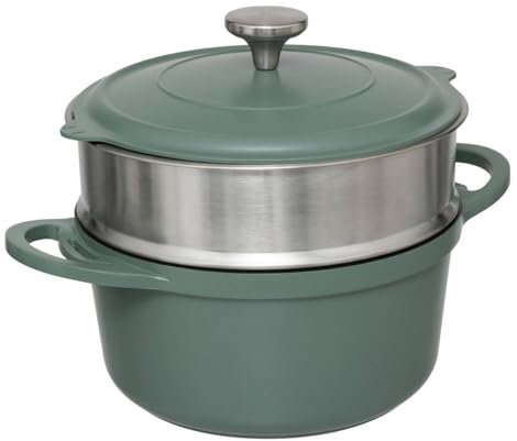 5five - dampfgarer d24cm aluguss grün