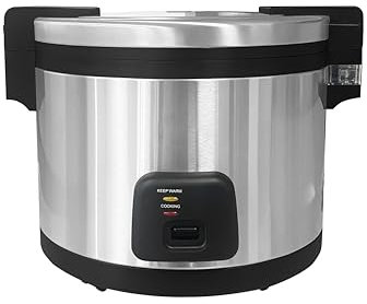 Olla Arrocera Eléctrica | Arrocera Cook | 2000W | Acero Inoxidable | Capacidad 6L