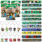 Dncvb 32 Stück Videospiele Party Mitgebsel, Gamer Spiel Gastgeschenke, Spiel Schlüsselanhänger Spiel Armband Kinder, Gamer Theme Party Zubehör Setfür Jungen Spiele Geburtstage Party Geschenke