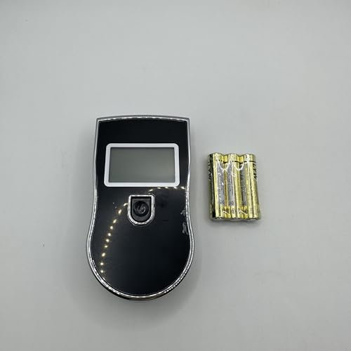 Alkoholtester, Professioneller Alkoholmessgeräte mit 20 Mundstücken, Digitalem Alkohol Tester mit LCD-Bildschirm Blauer Hintergrundbeleuchtung, für den persönlichen und professionellen Gebrauch