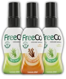 Freeco Lot de 3 – Bloqueur d'odeurs WC – Spray naturel et efficace – Fraîcheur longue durée – Idéal pour maison, bureau et restaurants – Parfum Agrumes-Épices