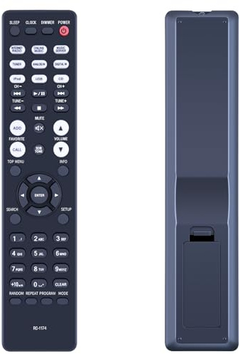 RC-1174 Replacement Remote Control for Network Audio CD Receiver RCD-N7 RCD-N8